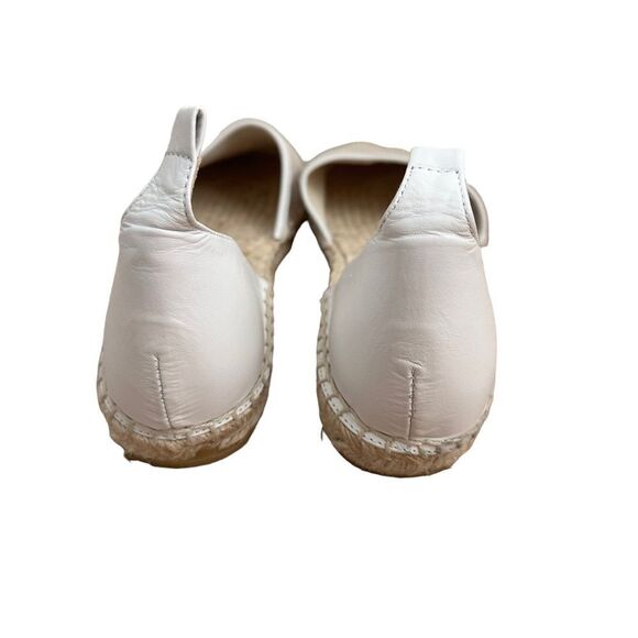 LK Bennett Tan and White Woven Multicolored Flat Espadrilles Size 39 - Picture 4 of 7